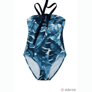 huit 8 Paris  Lagoon Print Women's One Piece Swimsuit